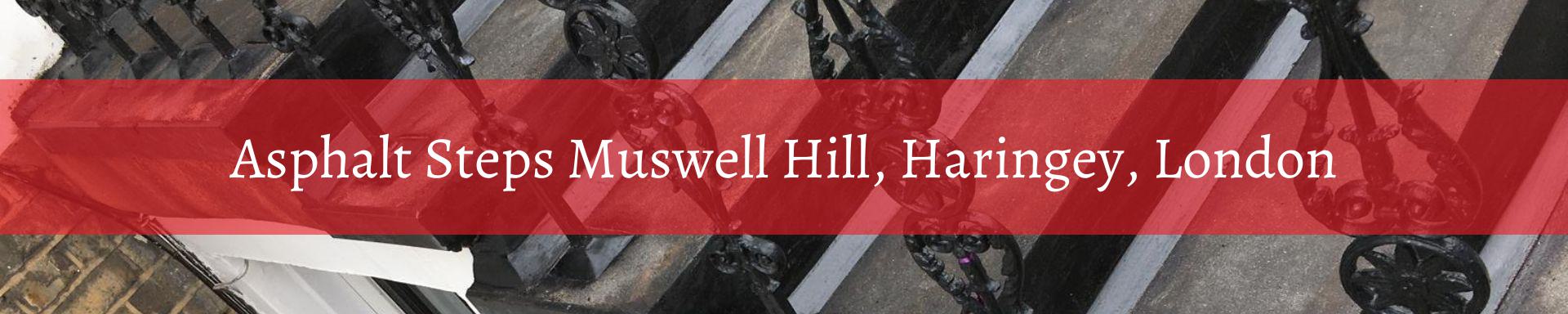 asphalt-steps-Muswell Hill, Haringey